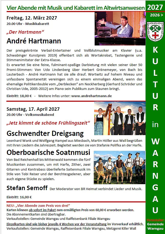Kultur in Warngau